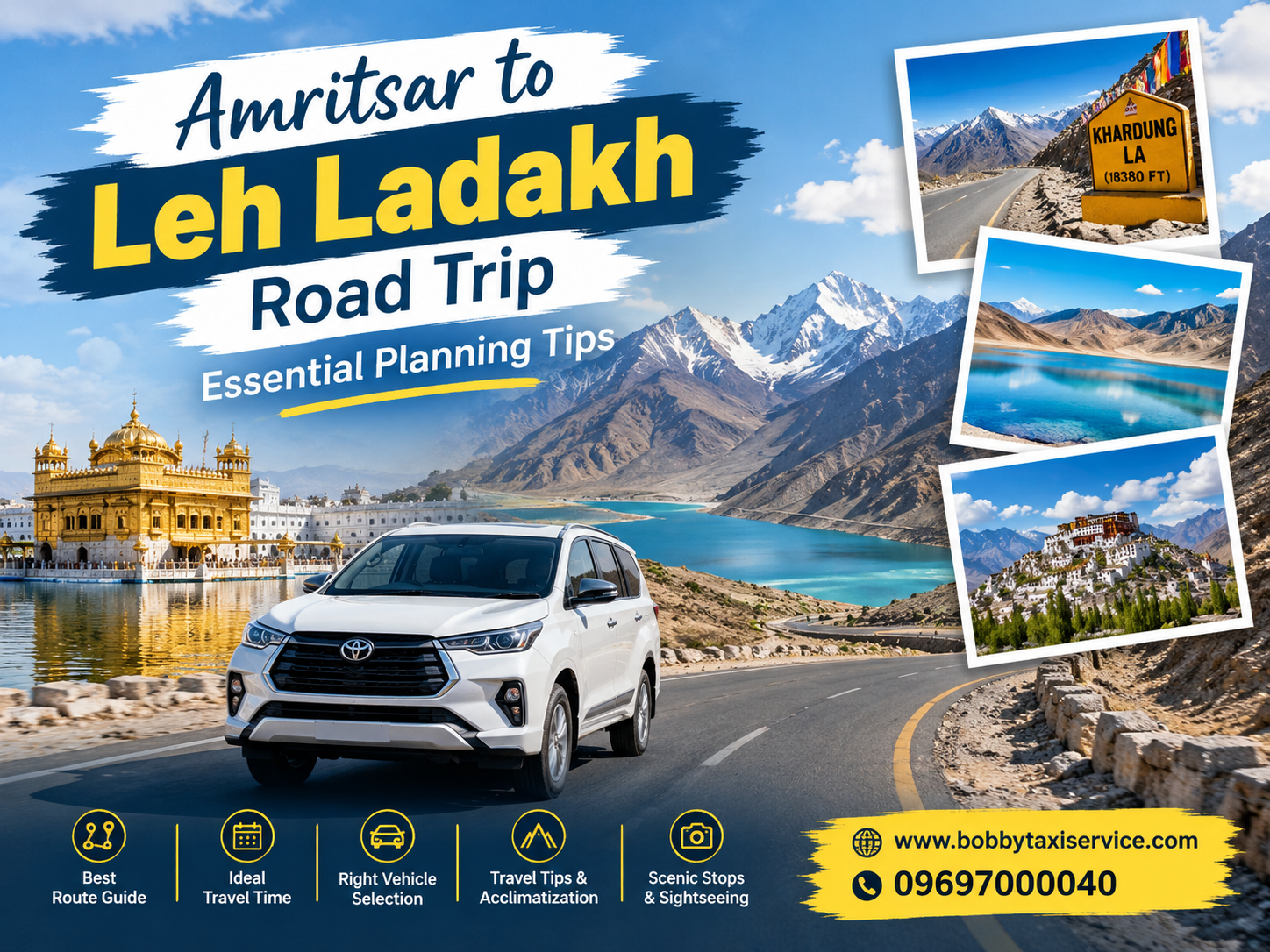 Amritsar to Leh Ladakh Road Trip: Essential Planning Tips
